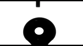 Constrained sessile drop method for measurement of interface tension or surface tension