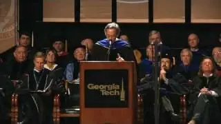 Steven Chu Addresses Georgia Tech Graduates
