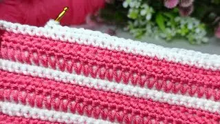 A gorgeous design 💯 crochet blanket pattern ❣️ #crochet #knitting #crochetbabyblanket #blanket 