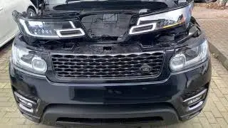 Range Rover Sport L494 & Vogue L405 2013-2017 Models Upgraded to New 2018+ Matrix Pixel Headlights