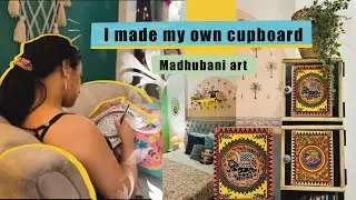 I made my own cupboard - DIY - Madhubani Art