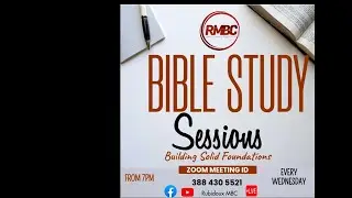 Rubidoux MBC Bible Study