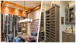 75 Orange Floor Wine Cellar With Display Racks Design Ideas You'll Love ♡