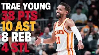 Trae Young puts up near triple-double with 38 points, 10 assists, 8 rebounds, 4 steals
