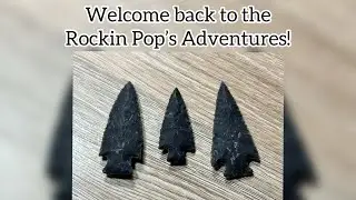 Big Fork Arrowheads & rock from Stone Hook @RockinPopsAdventures 