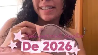 Meu material escolar 2026! 💗
