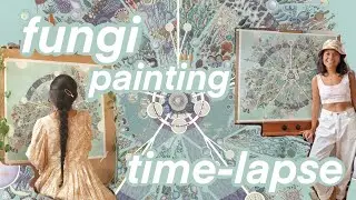 The Fungi Painting That Took Me 2 Years to Make - from start to finish