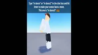 Learn how to use the popular Roblox E dance emote 🕺🏻🔥 #roblox #tutorial #edance #robloxemotes