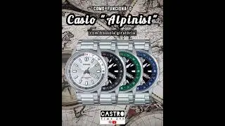 Como usar a B&uacute;ssola do Casio Alpinist MTD-130D #relogios #watch