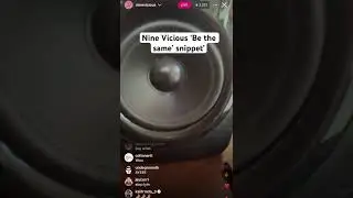 Nine Vicious - Be the same (Snippet) 10/16/25 [Prod. 406Ahmad]