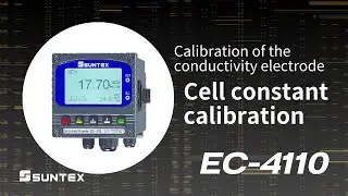 【SUNTEX】Conductivity calibration using the cell constant | EC-4110/EC-4110-RS