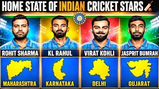 🏏What Are The BIRTHPLACES of India's BEST Cricket Players? 🇮🇳