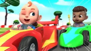 Balap Troli Belanja 🚗🚕 | Lagu Keranjang Belanja yang Lucu | Lagu Anak Indonesia | Rosoo