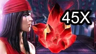 Marvel: Contest of Champions - 45x ELEKTRA Crystals Opening!