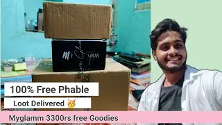 Phable 100% Free Products Unboxing Phable Loot Unboxing | Myglamm 3300rs Free Goodies Unboxing |