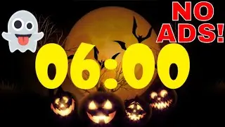 6 Minute Timer | Spooky Halloween Timer for Classrooms & Parties