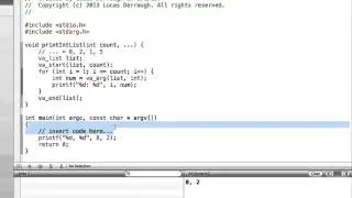 C Programming on the Mac L46 - Variadic Functions