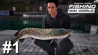 Was bietet die neue Angelsimulation und 1. Boss Fisch Hecht | Fishing Sim World #1 | Deutsch | UwF