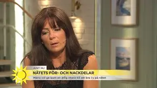 S&aring; pratar du med ditt barn om n&auml;tets f&ouml;r- och nackdelar  - Nyhetsmorgon (TV4)