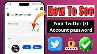 How to See Saved Twitter (X) Password on Mobile | Google Password Manager Guide
