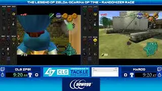 GSA & CLG Speedrunning to Tackle Kid's Cancer - LoZ OoT Randomizer Race- CLG Zfg1 vs Marco