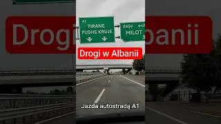 🇦🇱 Roads in Albania - Driving the A1 Highway | Roads in Albania highway A1 #shorts
