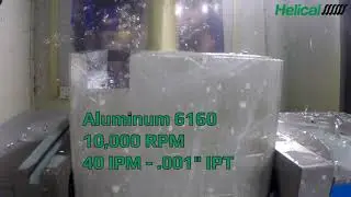 Slotting in Aluminum with Helical Chipbreaker End Mill
