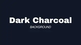 4K Dark Charcoal Ambient Background | Minimal Night Focus Mood