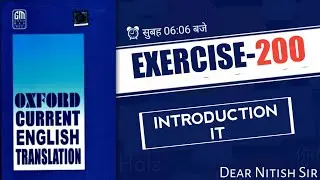 Exearcise - 200 | Oxford Current English Translation | Current English Translation
