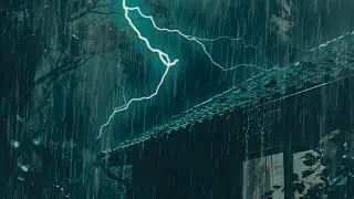 Gentle Night RAIN - Sleep FAST with Heavy Rain - Rainfall for Insomnia Relief, Relax, ASMR