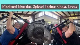 Modified Nautilus Xpload Incline Chest Press