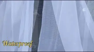 waterproof sheer curtains