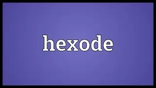 Hexode Meaning