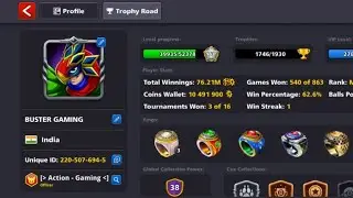 8 Ball Pool  LIVE BUSTER GAMING STREAM 1.70 Billion to 2  Billion  increase coins Only #BUSTERGAMING