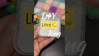 Cutest Ring 🍋 #viralvideo #viralshorts #shorts #diy #diyjewelry #jewelrymaking #amy #beads #lemon