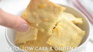 ALMOND FLOUR CHEESE CRACKERS