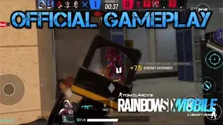 FIRST LOOK OFFICIAL ALPHA GAMEPLAY RAINBOW SIX MOBILE