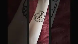 Unique heart touching tattoo mehandi design #hearttouching #youtubeshorts #shortvideo #shorts