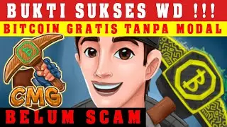SUKSES Withdraw mining BITCOIN GRATIS tanpa modal cryptomininggame.com - LANDING !!!