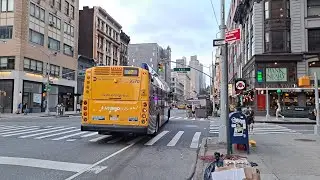MTA NYCT Bus: 2021 New Flyer XDE40 #9570 on the M7