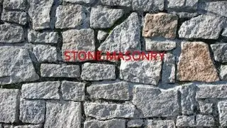 Classification of stone masonry || rubble masonry