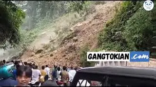 Unbelievable Landslide Near 32no Gangtok Singtam Highway! Sikkim News