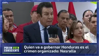 Nasralla advierte que Honduras enfrentará violencia y rechaza declaratoria del CNE
