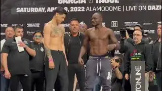Ryan Garcia Vs Emmanuel Tagoe Weigh In/ Face Off