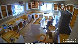 cabinet refacing & makeover by the Homedepot