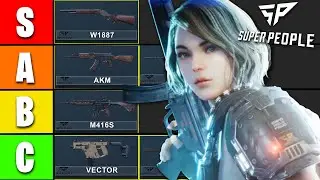 I Ranked All The BEST WEAPONS in SUPER PEOPLE! (Super People Tier List)