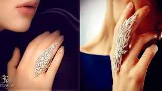 Stylish Diamond Full Fingers Rings Designs Ideas||Unique Diamond Finger  Rings Designs