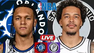 🔴LIVE : Orlando Magic Vs San Antonio Spurs | NBA | PLAY BY PLAY | SCOREBOARD
