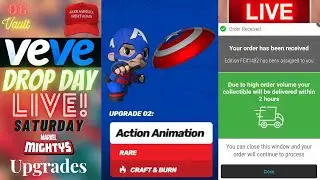 VeVe Drop Day LIVE - MARVEL Mightys UPGRADE Digital Art Collectibles Crafting Event!