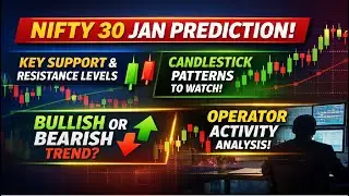 Nifty 30 Jan Prediction | Tomorrow Market Gap Up or Gap Down?